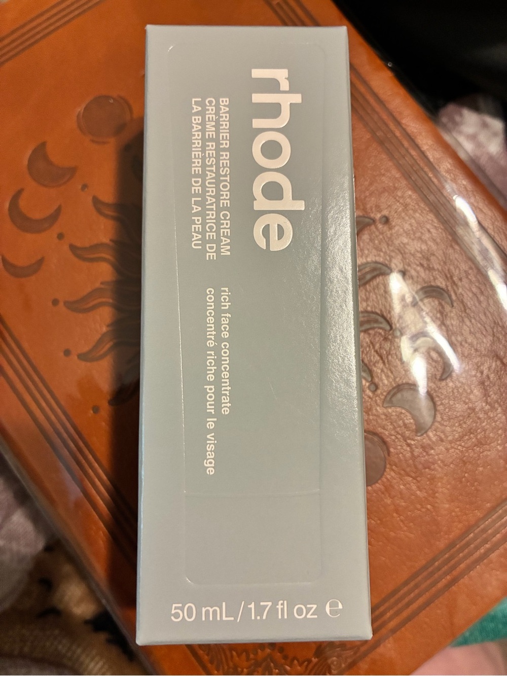 RHODE Barrier Restore Cream - Sage Green Box